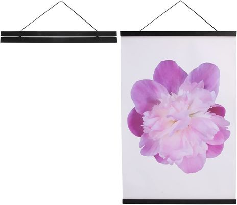 Logotipo personalizado Aceitável Madeira A4 6X24 16X22 16X20 Hanger Pôster Frame 16 polegadas de largura