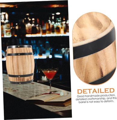 Barril de whisky de madeira Caixa de barril de madeira natural para tofu de mel