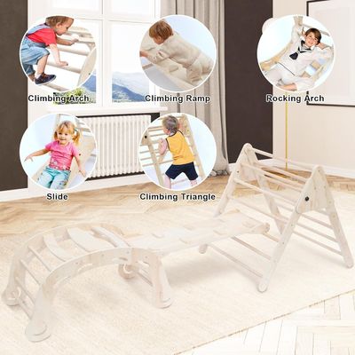 Concepção funcional Multifunção Triângulo Dobradora de Escalada Slide Set para Treinamento de Equilíbrio