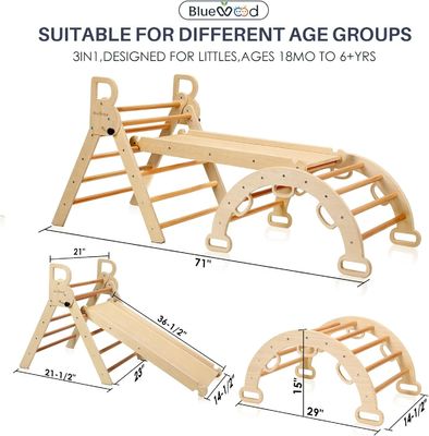 Concepção funcional Multifunção Triângulo Dobradora de Escalada Slide Set para Treinamento de Equilíbrio