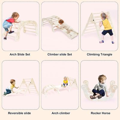 Concepção funcional Multifunção Triângulo Dobradora de Escalada Slide Set para Treinamento de Equilíbrio