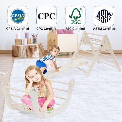Concepção funcional Multifunção Triângulo Dobradora de Escalada Slide Set para Treinamento de Equilíbrio