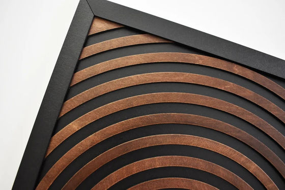 Supermercado deve ter conjunto de 3 grandes painéis de arte de parede de madeira emoldurados texturizados