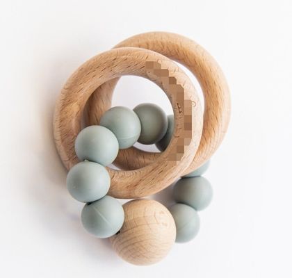 Personalizado Europa Características regionais Cadeia de madeira com bolas de madeira Ideal brinquedo infantil