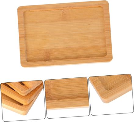 Decoração de sala de estar Custom 4pcs Pallet Trays de madeira para comida Servir e Display Trays