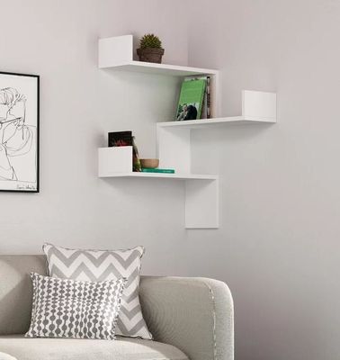 Prateleira de parede de madeira ajustável para logotipo personalizado tamanho mobiliário doméstico moderno decorativo