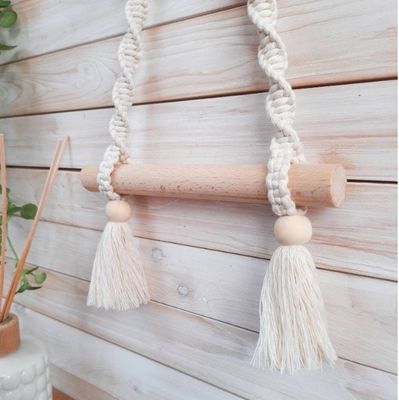 Design personalizado Bar de madeira porta de papel higiênico para banheiro Espaço de poupança essencial