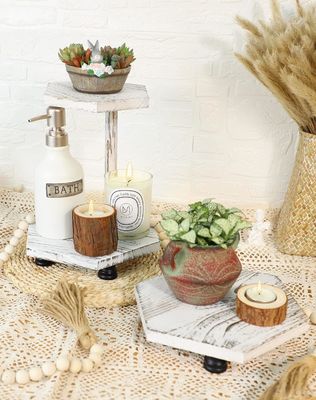 2 camadas de tela hexagonal de madeira para cozinha e banheiro