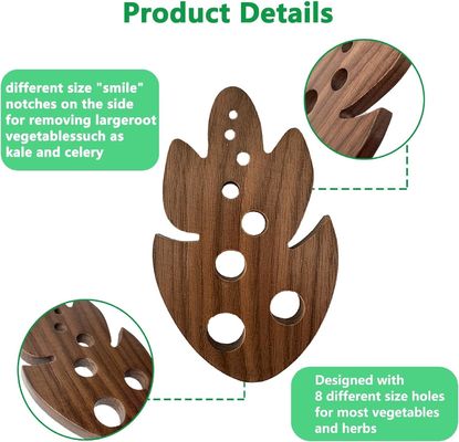 OEM/ODM Aceitável Esfolador de Ervas de Bambú para Descascar Cravinho de Cravinho de Cravinho de Cravinho de Cravinho 8 Buracos