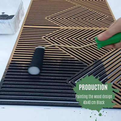 Painel de linhas geométricas decorativas de madeira Conjunto de 3 artes murais para sala de estar e berçário