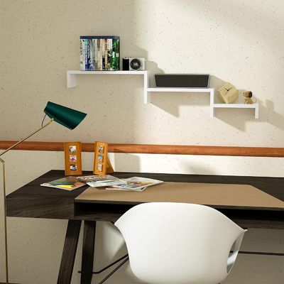 NÃO Prateleiras flutuantes dobradas em design moderno e elegante para armazenar e exibir imagens