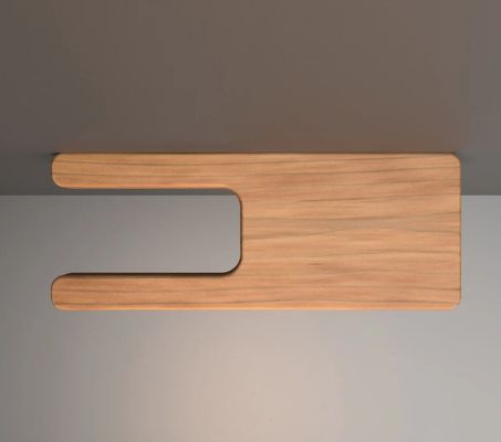 Porta-papel higiénico de madeira sustentável montado na parede com estante de madeira de superfície extra