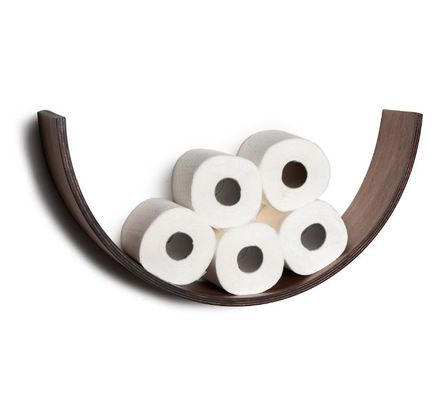 Prateleira curva de papel higiénico A combinação perfeita de forma e função