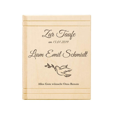 Economize dinheiro e o meio ambiente com a nossa caixa de desafio de poupança de dinheiro de madeira de bambu