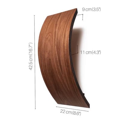 Prateleira de toalhas de madeira com logotipo personalizado e design multifuncional