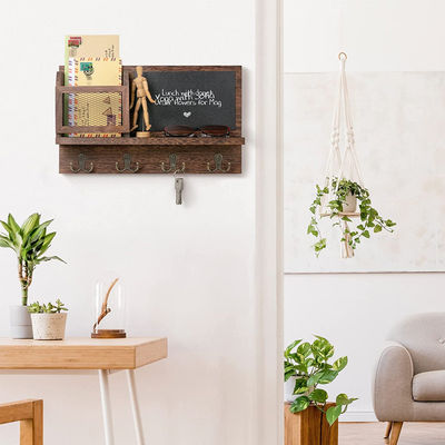 Organizador de correio moderno para decoração de entrada de casa porta-chaves multifuntcionais montados na parede
