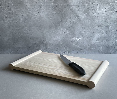 Tabela de corte de bambu de madeira de cor simples extra grande de carvalho de acácia para cozinha abastecida