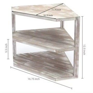 Receptor de cozinha de madeira 3 camadas Organizador de armazenamento para utensílios de cozinha
