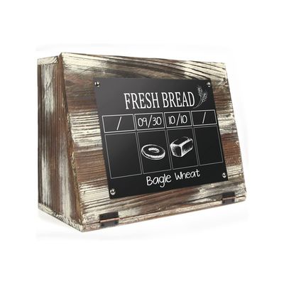 Organizador de mesa feito à mão para pão de madeira de cor simples ou como sua cor itens domésticos