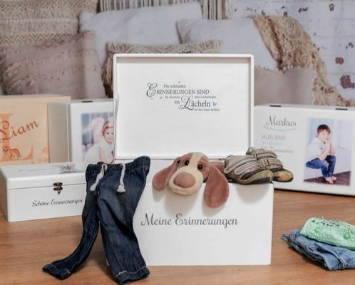 Africa Regional Feature Logotipo personalizado Memória Caixa de madeira para o amor Coleção de temas