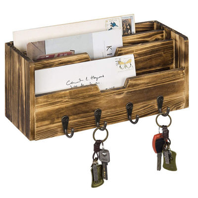 Como sua solicitação Organizador de canto de cozinha tipo montado na parede de madeira rústica Bracket Heavy Duty
