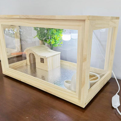 Outras Artesanato Popular 50X30X30Cm Hamster Cage And Habitat Playground Routine Chicken Feeding Box