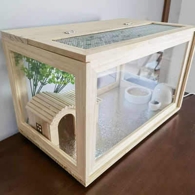 Outras Artesanato Popular 50X30X30Cm Hamster Cage And Habitat Playground Routine Chicken Feeding Box