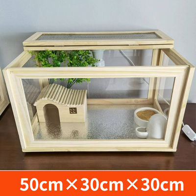 Outras Artesanato Popular 50X30X30Cm Hamster Cage And Habitat Playground Routine Chicken Feeding Box