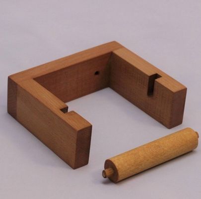 Como o seu pedido feito à mão Madeira Banheiro Toalha Porta Banheiro Papel higiénico Prateleira de parede