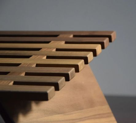 Stand de portátil de nozes de madeira Logotipo personalizado Elevador e suporte de portátil artesanais de madeira