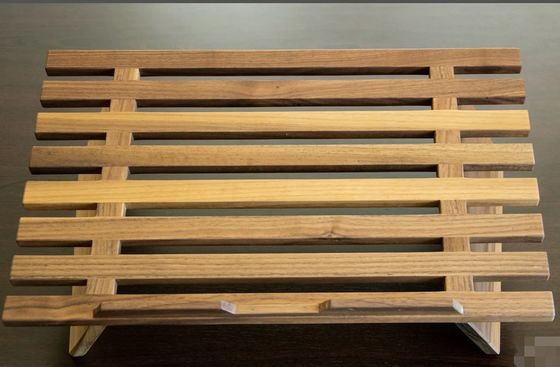 Stand de portátil de nozes de madeira Logotipo personalizado Elevador e suporte de portátil artesanais de madeira