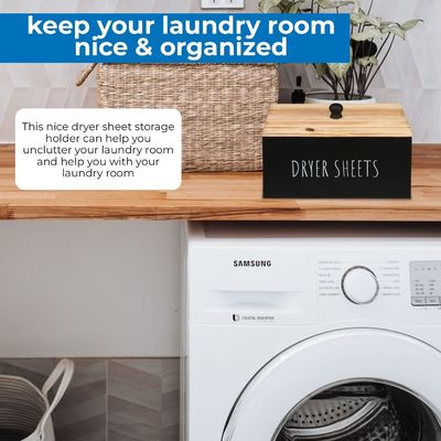 Artesanato de presente caixa de madeira preta recipiente retângulo moderno de poupança de espaço folhas dispensador