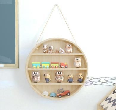 2 camadas de parede flutuante montada prateleiras rústicas de madeira para móveis modernos de latão