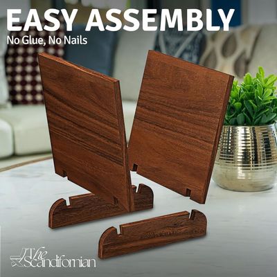 Flip Display Detentor de discos de madeira para armazenamento de álbuns de música 50 Design de nível único