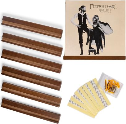 Montado em parede Vinyl Record Display Shelf sem função dobrada para poupança de espaço e armazenamento