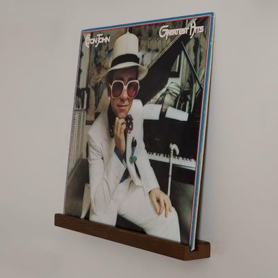 Montado em parede Vinyl Record Display Shelf sem função dobrada para poupança de espaço e armazenamento