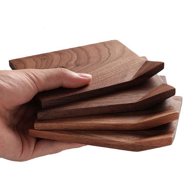 10X0.9cm Sublimação sobressalentes personalizadas para bebidas redondas de madeira de bambu
