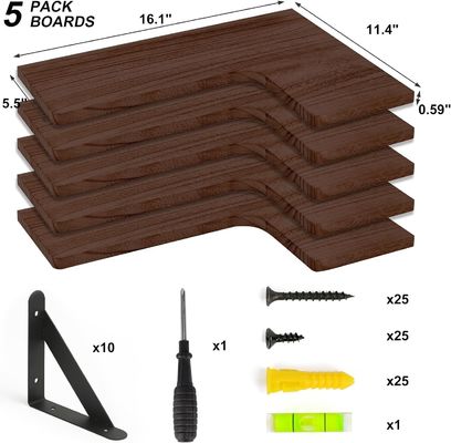 Estantes de armazenamento de banheiros pendurados Prateleira de parede montada com aparelho de cozinha de suporte