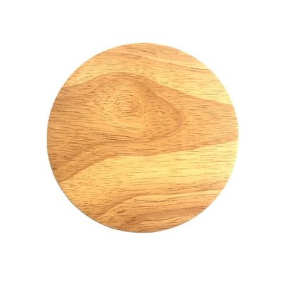 10X0.9cm Sublimação sobressalentes personalizadas para bebidas redondas de madeira de bambu