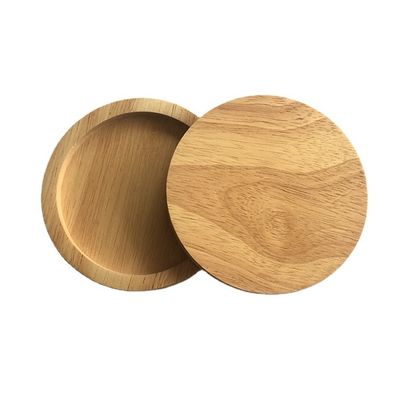 10X0.9cm Sublimação sobressalentes personalizadas para bebidas redondas de madeira de bambu