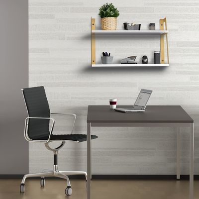 Mobiliário para casa 2 camadas Modernas prateleiras de parede flutuantes rústicas com design de montagem na parede