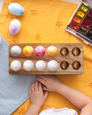 Caixa de ovos de madeira maciça bandeja de madeira para ovos desenhos personalizados e marca personalizada