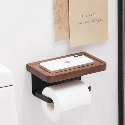 Portadores de armazenamento de madeira estantes montados na parede para itens pequenos no banheiro cozinha quarto