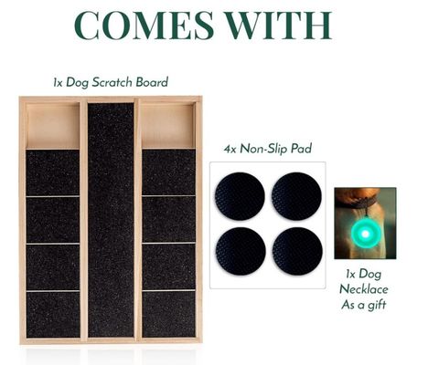 Caixinha de arranhão de unhas de cão de madeira OEM com divisor de alimentos Logotipo personalizado Caixa de madeira de pinheiro