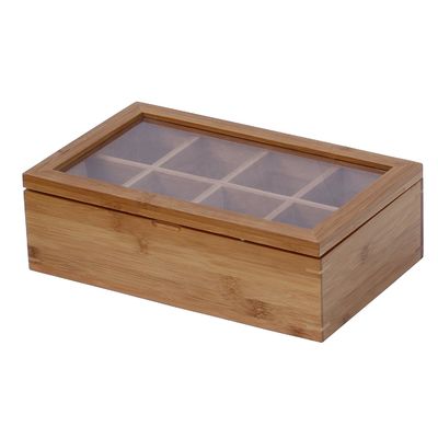 Organize sua coleção de chá com esta caixa de chá japonesa pintada de bambu