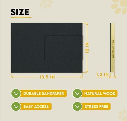 OEM Cadastro de raspagem para cães com caixa de guloseimas Cadastro de raspagem de unhas para cães com alça Cadastro de raspagem de gatos