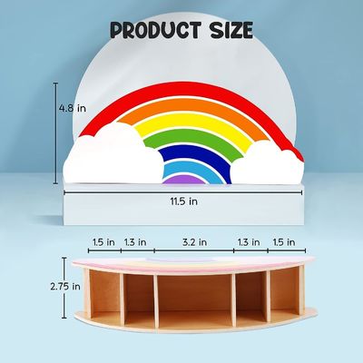 Cadeira de madeira de bambu impressa em tela de seda para organização de telefone e abastecimento em madeira maciça