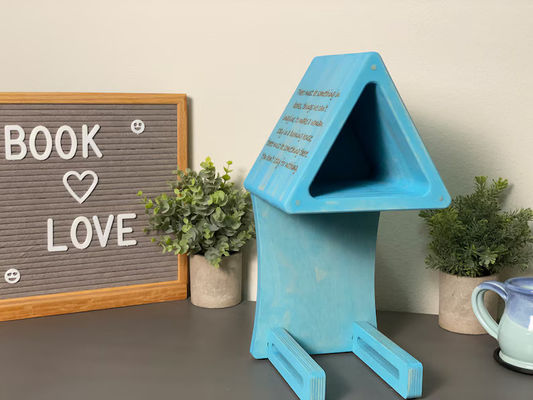 Porta-livros convenientes Prateleiras de impressão de tela de seda Prateleira de livros Porta-livros para livros