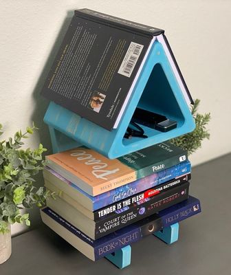 Porta-livros convenientes Prateleiras de impressão de tela de seda Prateleira de livros Porta-livros para livros