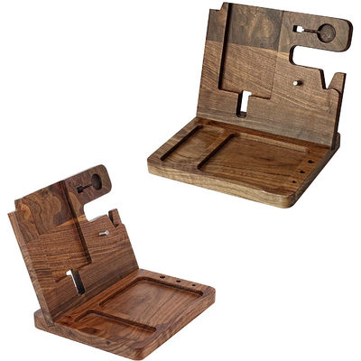 Portador de telemóvel de tamanho personalizado e porta-chaves para mesa de noite multifuncional